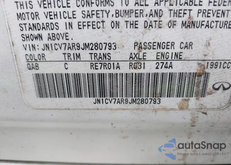 2018 Infiniti Q50 2.0T Luxe из США, поврежденный, VIN JN1CV7AR9JM280793